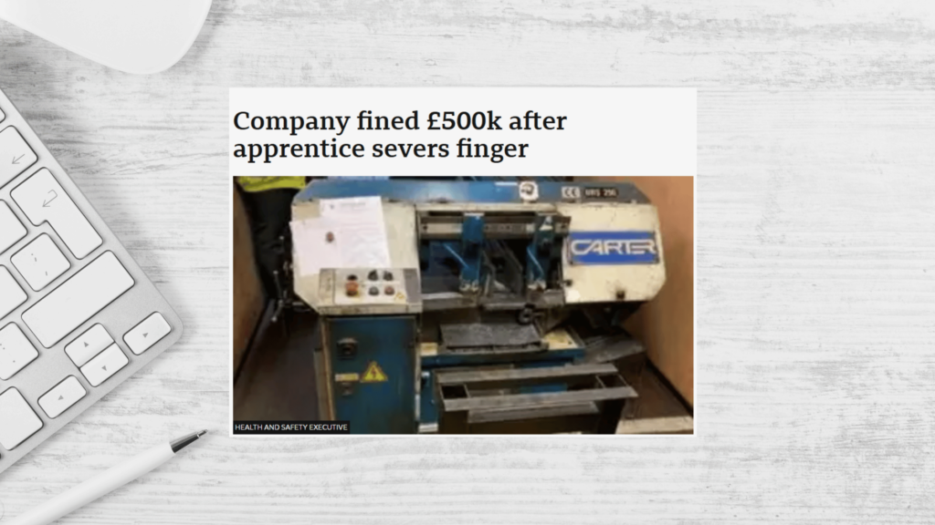 Finger Router Accident Engineering Firm Fined £500,000 After Apprentice Loses Finger in ...